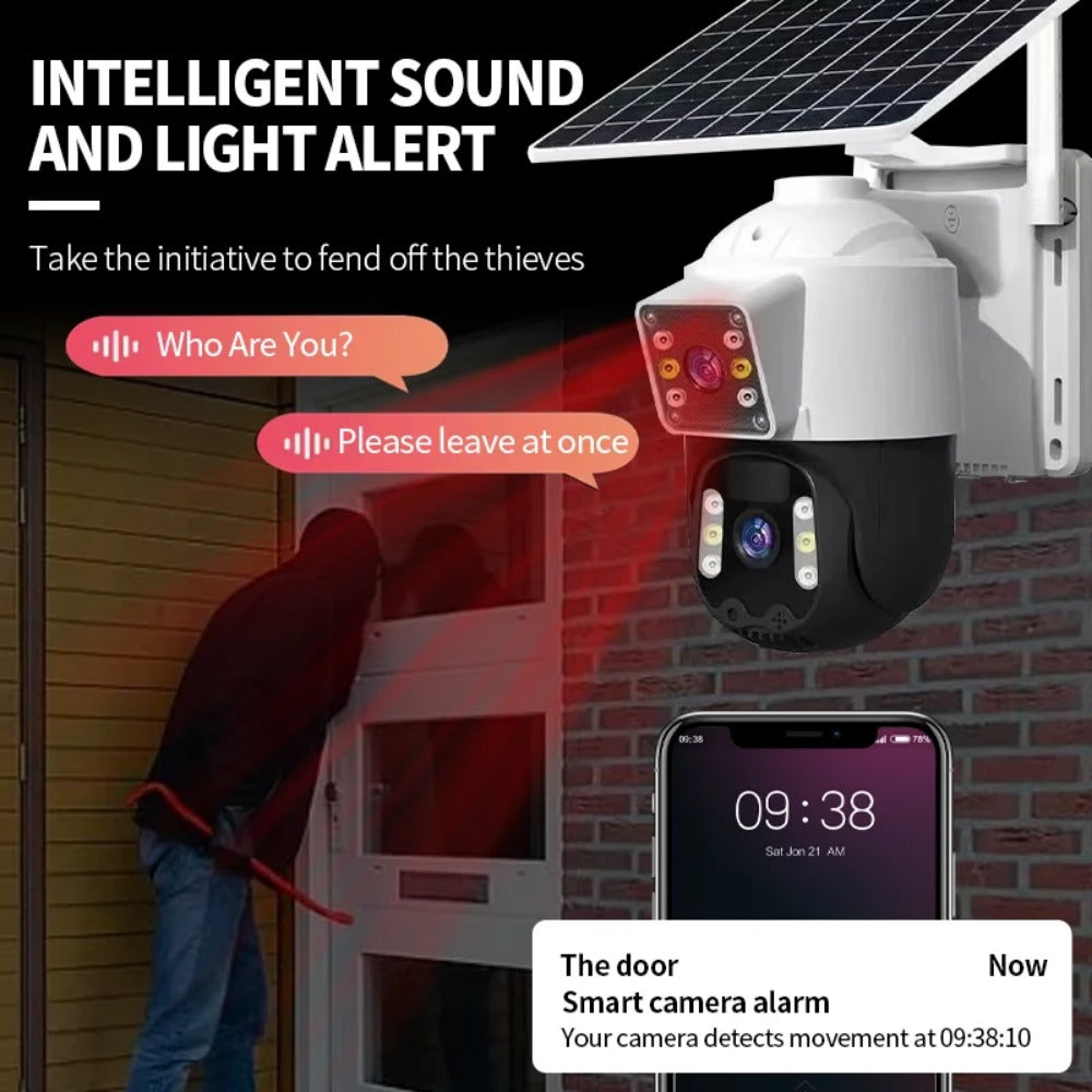 Telecamera solare 360PRO esterna SIM card solare circuito chiuso TV PTZ telecamera 1080P Wireless solare sicurezza batteria alimentazione | 102