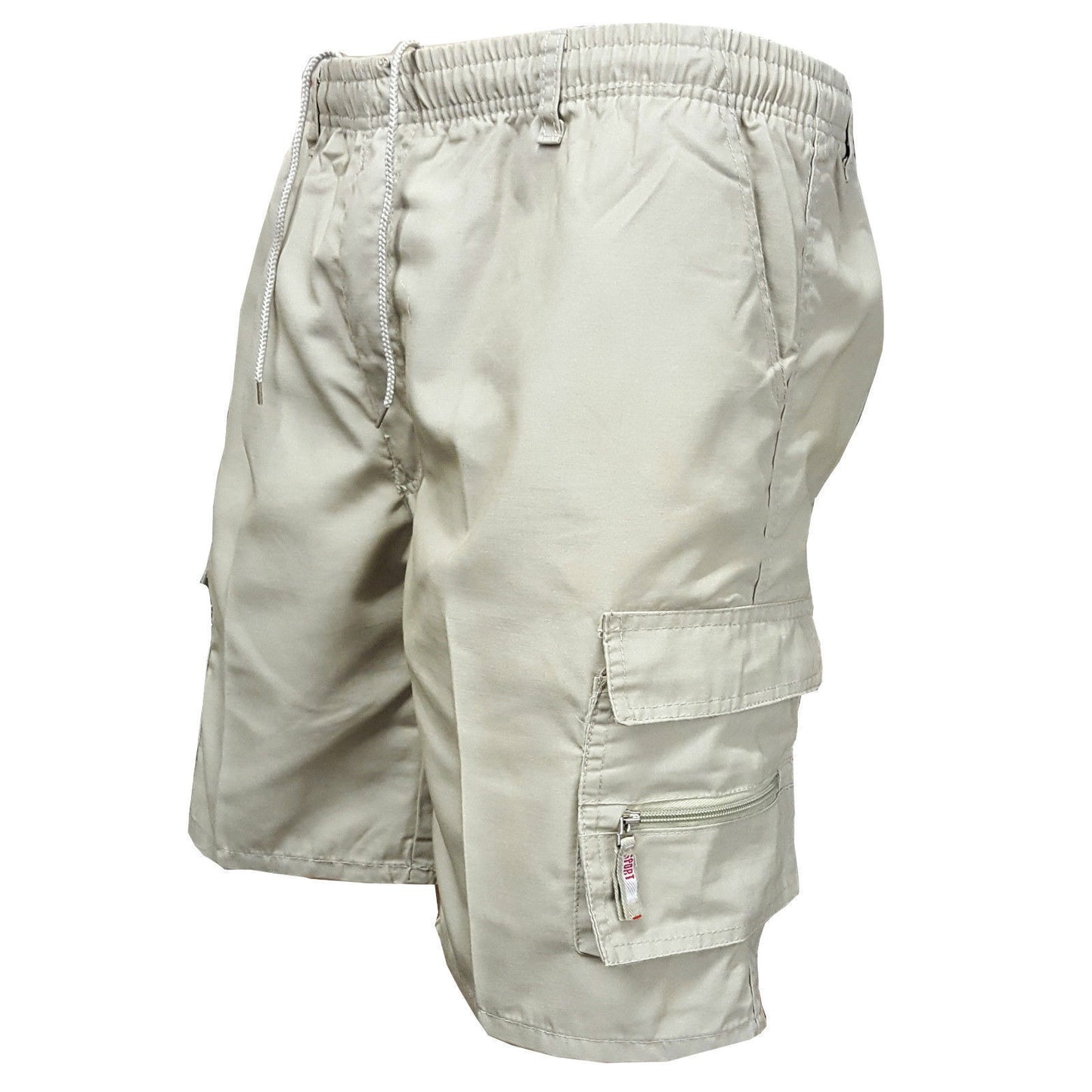Nuovi pantaloncini cargo da combattimento con elastico in vita, pantaloni casual estivi | 316