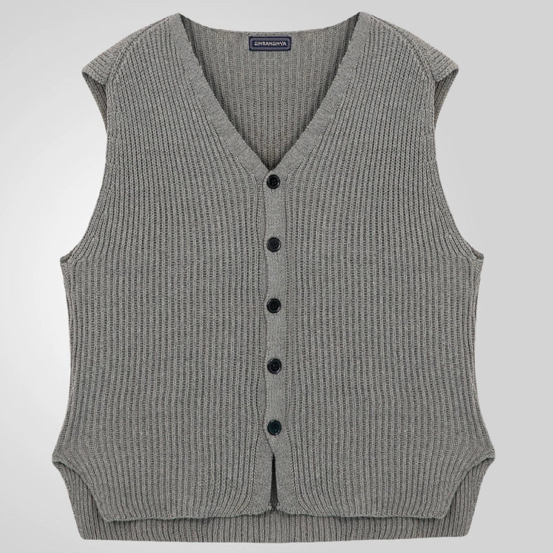 Stylish Men’s Woolen Knit Vest Slim Fit Wool Vest Perfect for Fall & Winter | SY0163