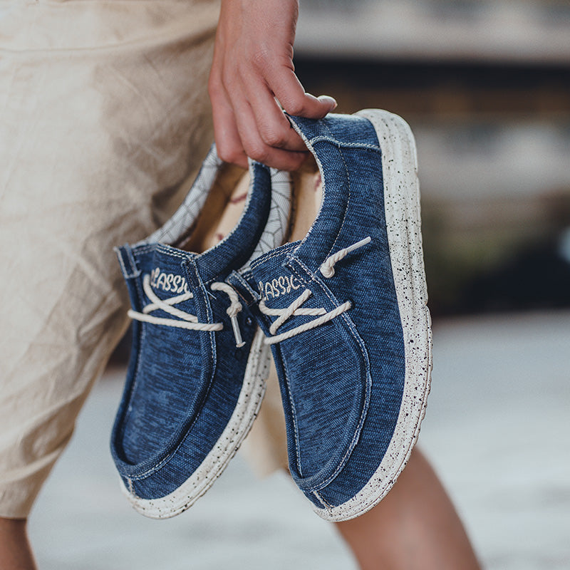 Men's Casual Canvas Shoes – DUDE Style, Slip-Resistant Sneakers for Everyday Wear | 8802