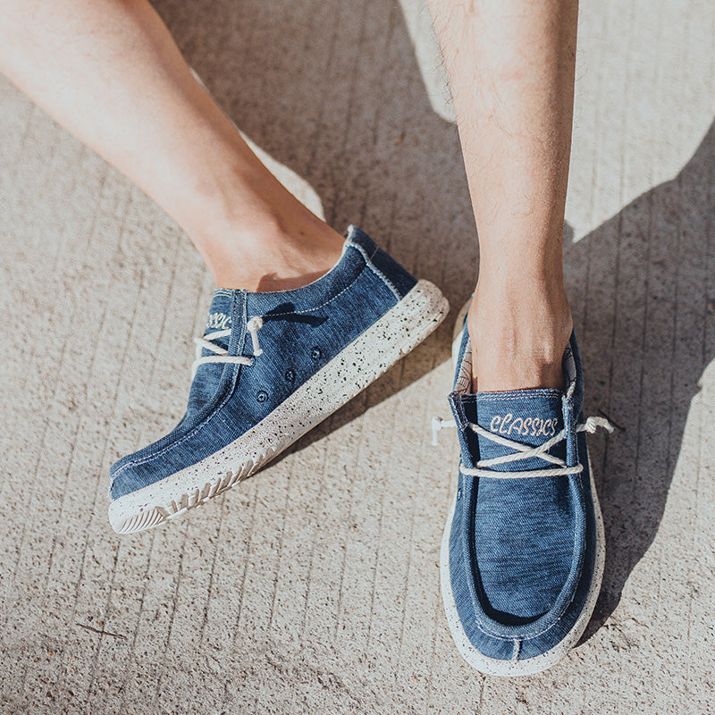 Men's Casual Canvas Shoes – DUDE Style, Slip-Resistant Sneakers for Everyday Wear | 8802