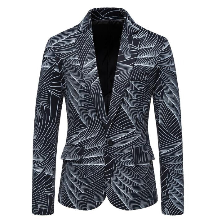 Uomo Casual Classico Elegante Vestibilità Blazer Giacche Abito Un Bottone Leggero Cappotto Giacca | X952