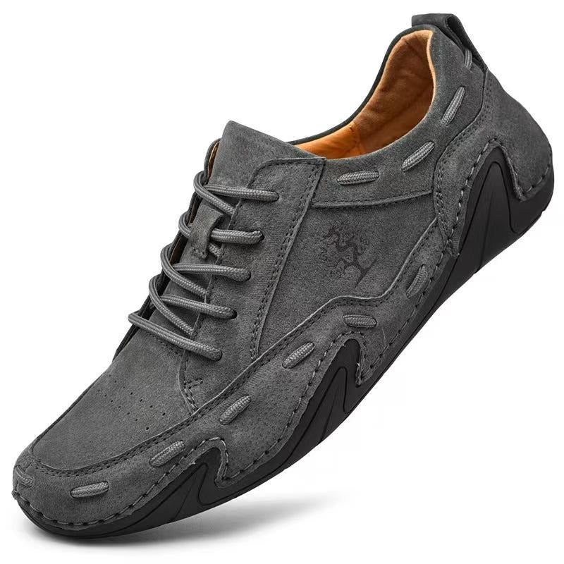 Scarpe da ginnastica casual in pelle da uomo fatte a mano, mocassini traspiranti, scarpe da barca da passeggio | 88897