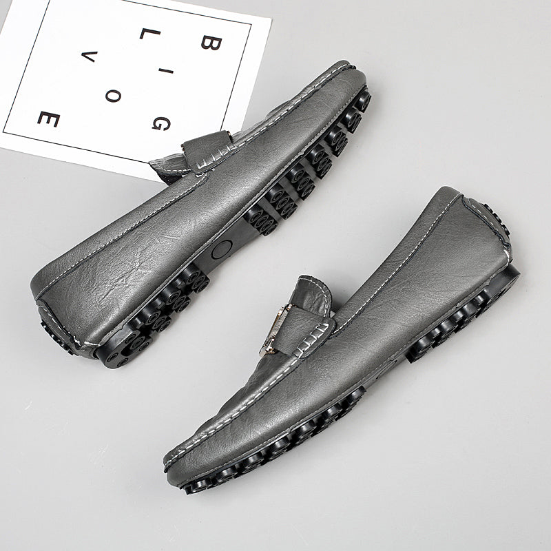 Scarpe in vera pelle di alta qualità, mocassini casual da infilare, scarpe in pelle | H9901