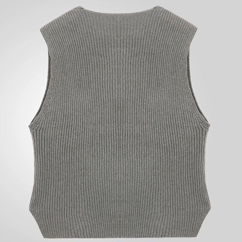 Stylish Men’s Woolen Knit Vest Slim Fit Wool Vest Perfect for Fall & Winter | SY0163