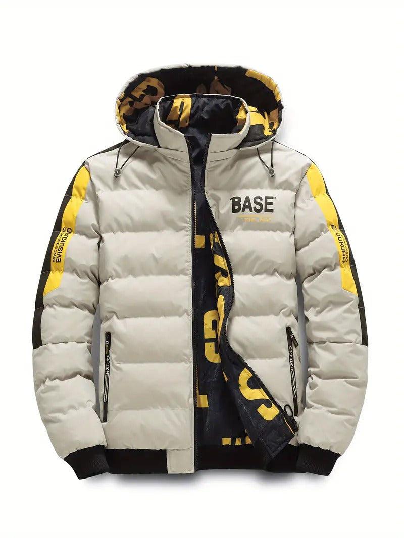 Men's Hooded Puffer Jacket Casual Regular Fit Winter Coat Down Jacket | 2021/TL