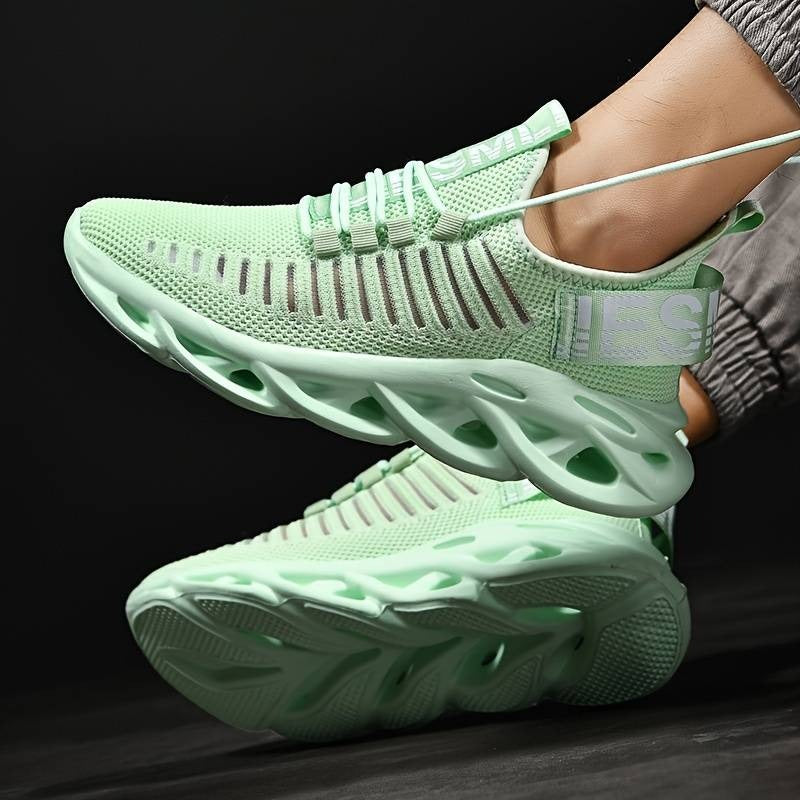 Baskets de marche en tricot respirantes Chaussures de sport légères Baskets de sport basses confortables | G101