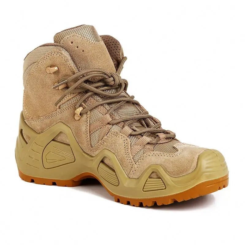 Scarpe antinfortunistiche impermeabili antiscivolo resistenti alla caviglia traspiranti ammortizzanti stivali tattici da arrampicata e trekking | 5002