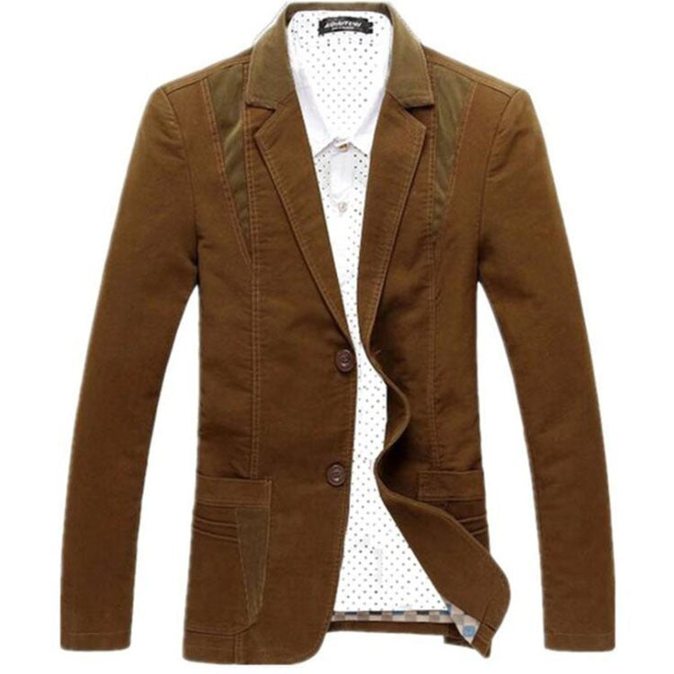 Blazer décontracté pour homme, manteau surdimensionné, mode, manches longues, coupe slim, veste de costume | 8012