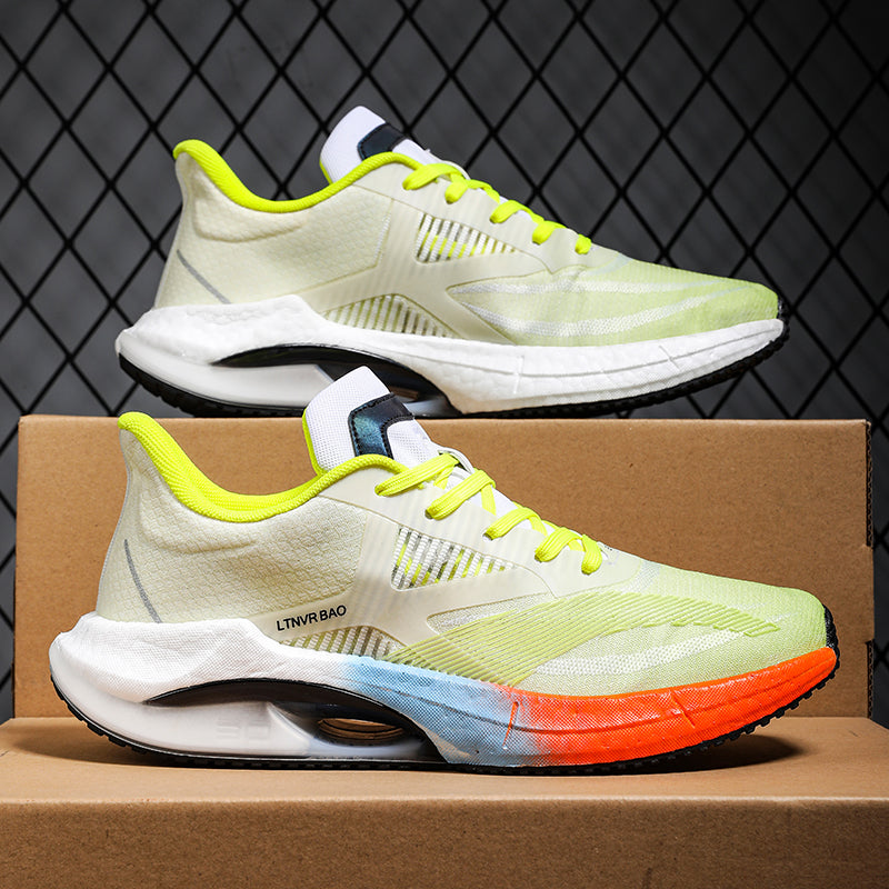 Baskets légères et rembourrées pour hommes, chaussures de course à pied, de sport, élastiques | W2303