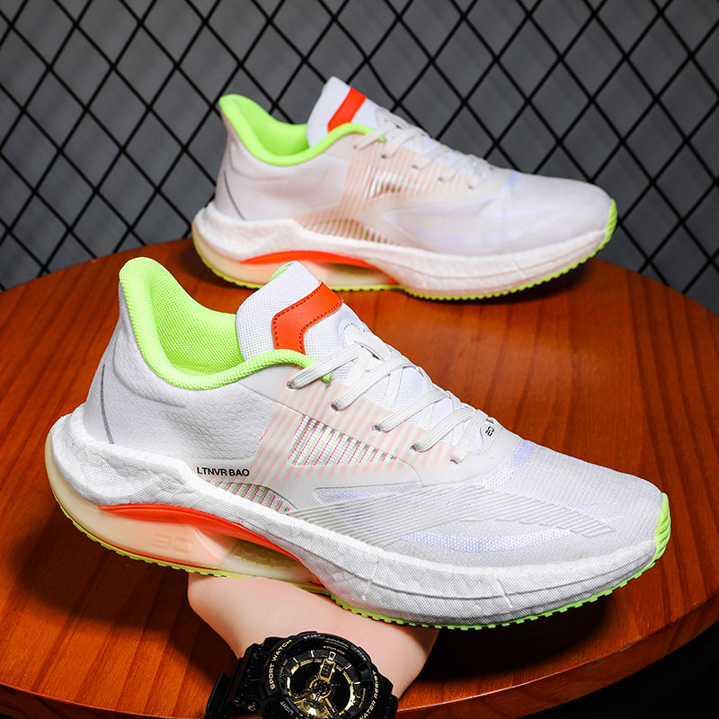 Baskets légères et rembourrées pour hommes, chaussures de course à pied, de sport, élastiques | W2303