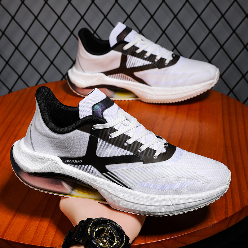 Baskets légères et rembourrées pour hommes, chaussures de course à pied, de sport, élastiques | W2303