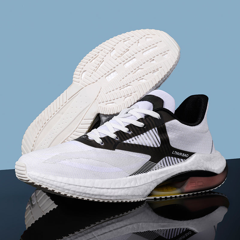 Baskets légères et rembourrées pour hommes, chaussures de course à pied, de sport, élastiques | W2303