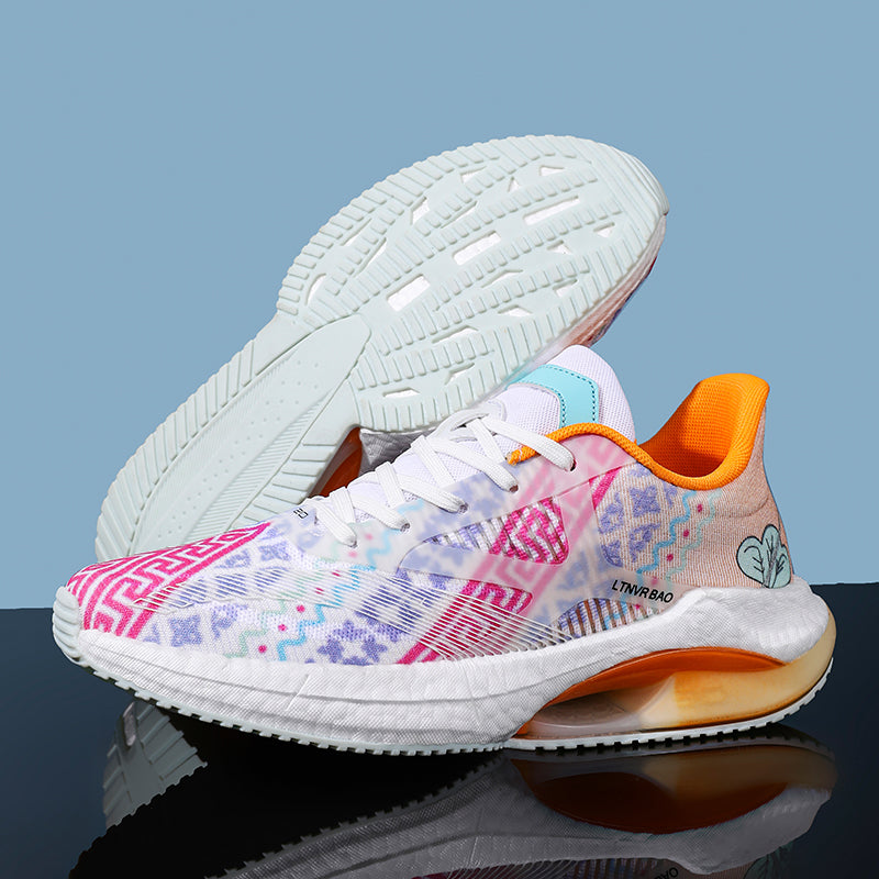 Baskets légères et rembourrées pour hommes, chaussures de course à pied, de sport, élastiques | W2303