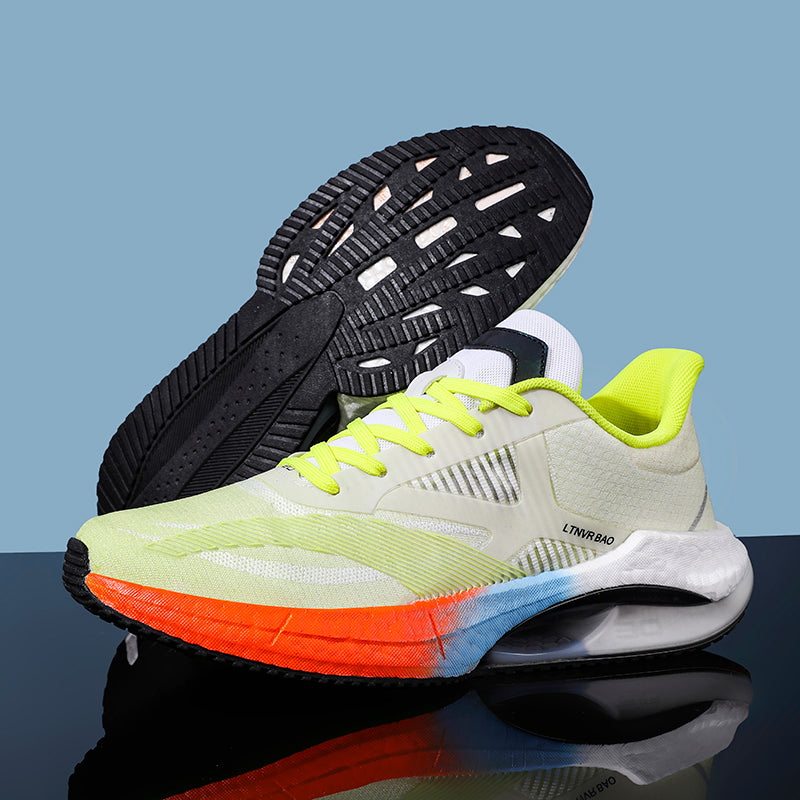 Baskets légères et rembourrées pour hommes, chaussures de course à pied, de sport, élastiques | W2303