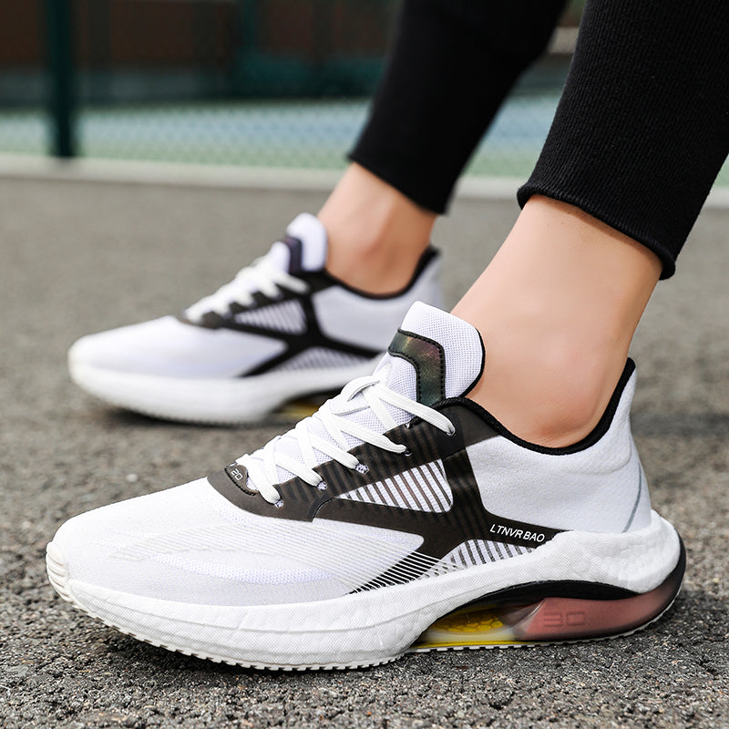 Baskets légères et rembourrées pour hommes, chaussures de course à pied, de sport, élastiques | W2303