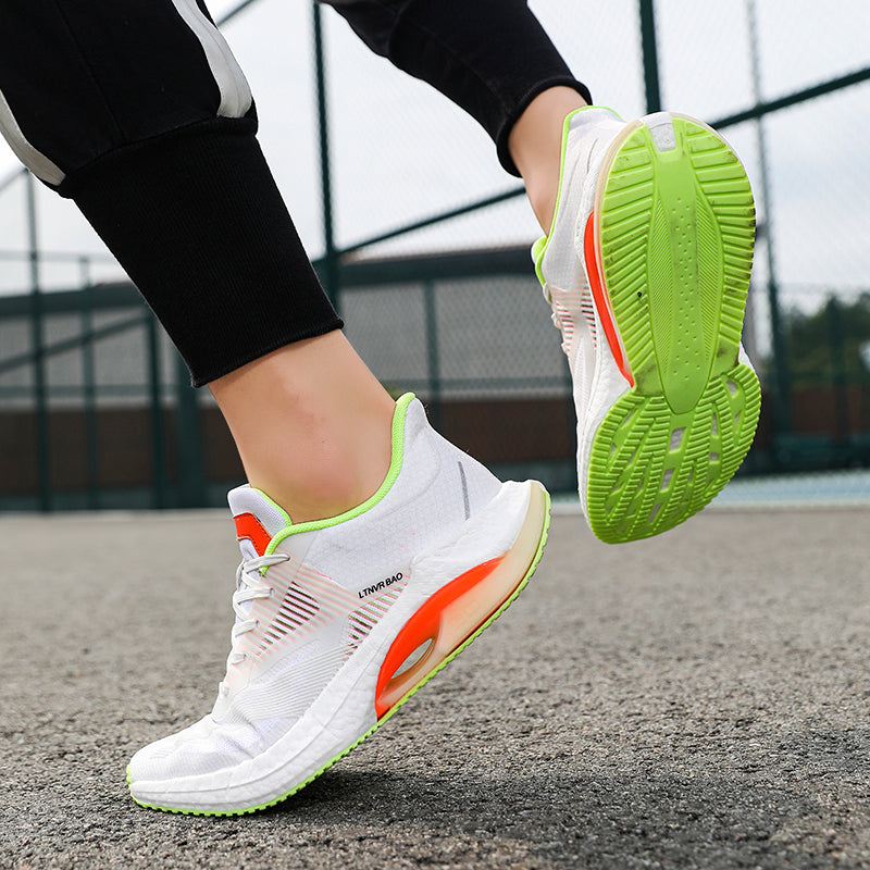 Baskets légères et rembourrées pour hommes, chaussures de course à pied, de sport, élastiques | W2303