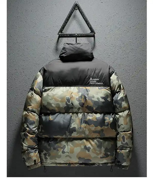 Giacca bomber imbottita in cotone con mimetica da caccia invernale | 18921