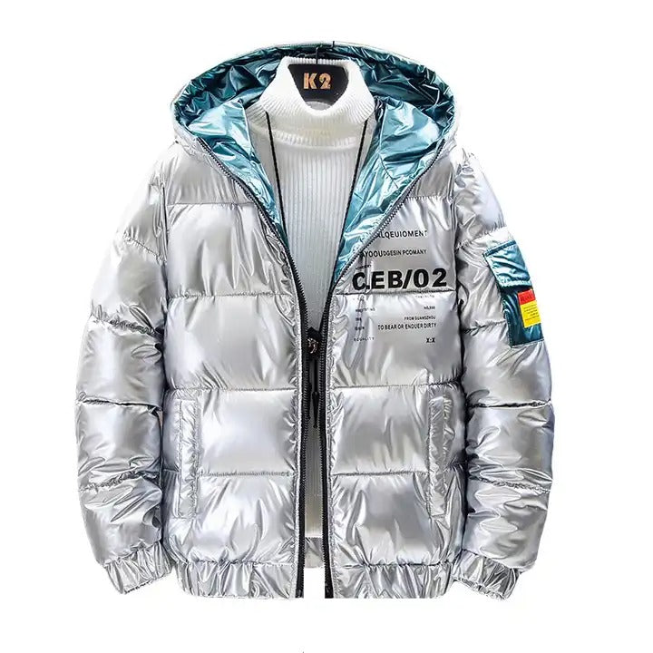 Cappotto da uomo in cotone spesso con cappuccio, giacca relax, taglio spesso, casual, invernale | 7702