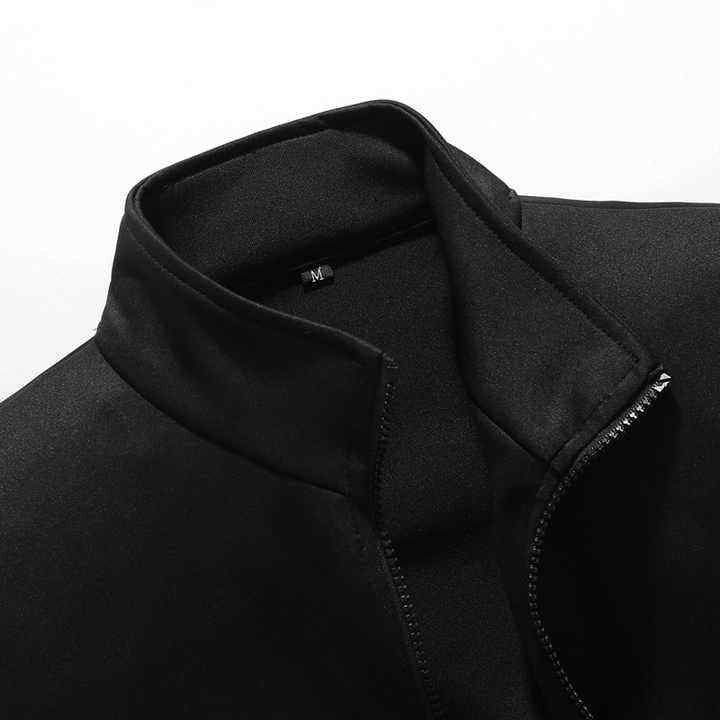 Uomo Autunno Inverno Maglione Felpa Cerniera Giacca e Pantaloni Set Casual Sportivo Tuta Trend Set 3 Pezzi (Camicia+Giacca+Pantaloni) | T928