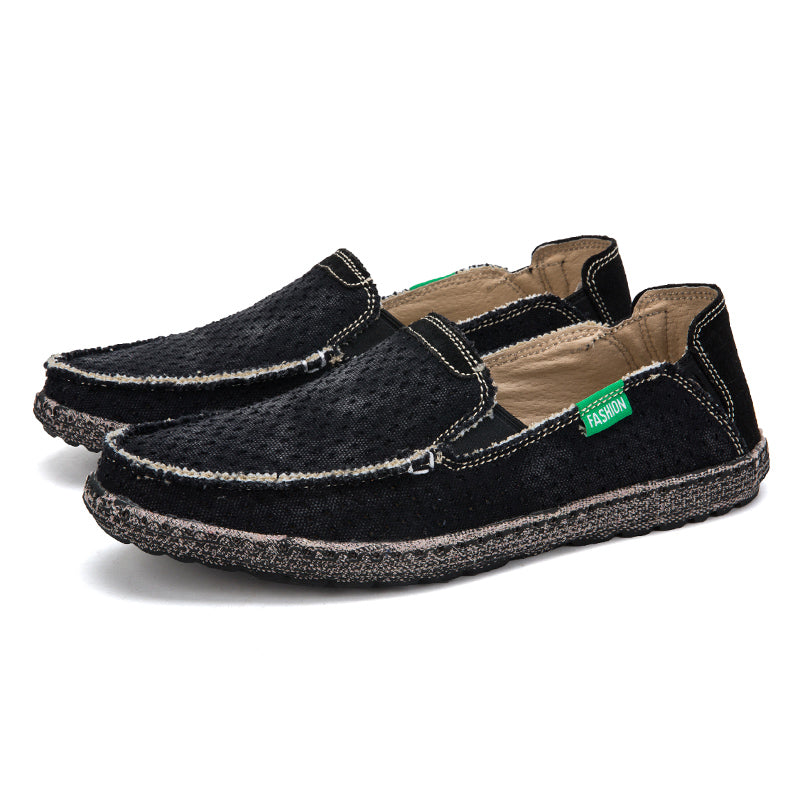 Men’s Plus Size Mesh Sneakers – Lightweight, Slip-On Outdoor Casual Shoes | 8808