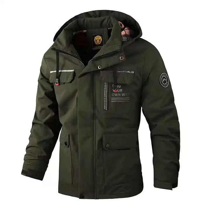 Giacca invernale con cappuccio, casual, calda, con cappuccio, spessa, antivento | 8889