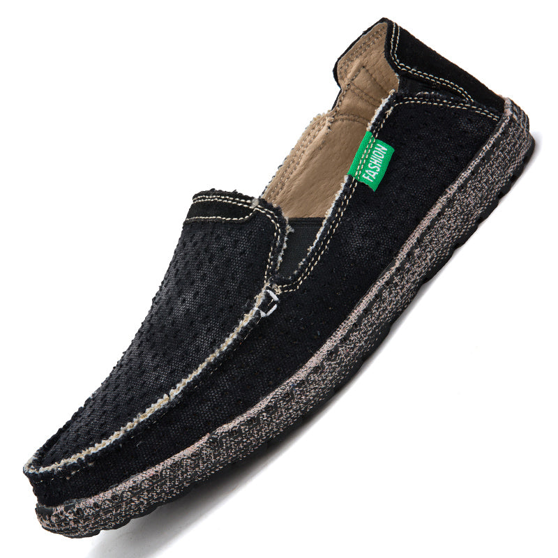 Men’s Plus Size Mesh Sneakers – Lightweight, Slip-On Outdoor Casual Shoes | 8808