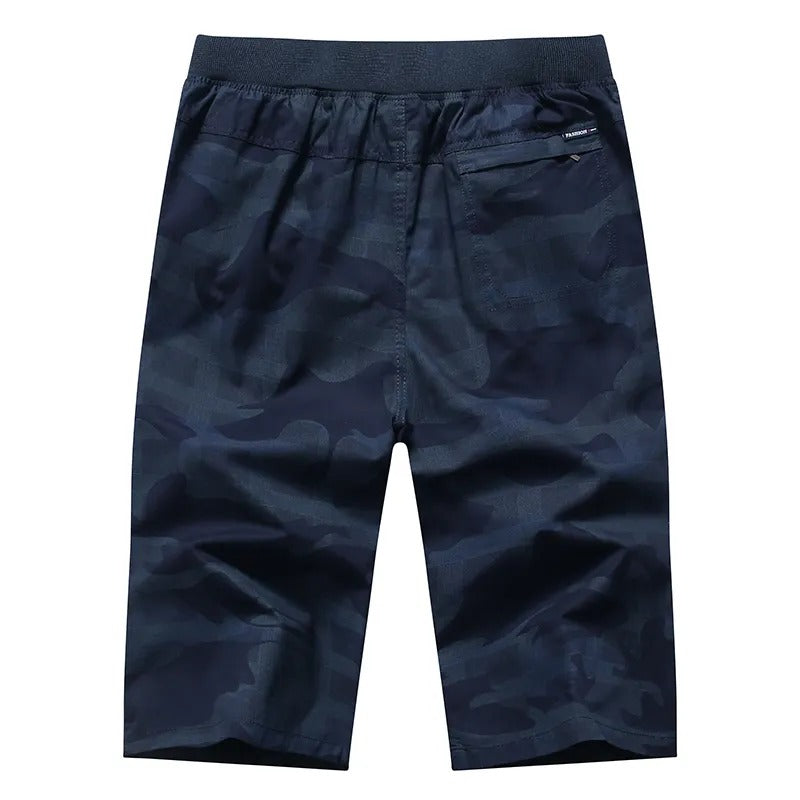 Men's Cargo Work Shorts Summer Multi-pocket Camo Combat Casual Half Pants | SHM3318