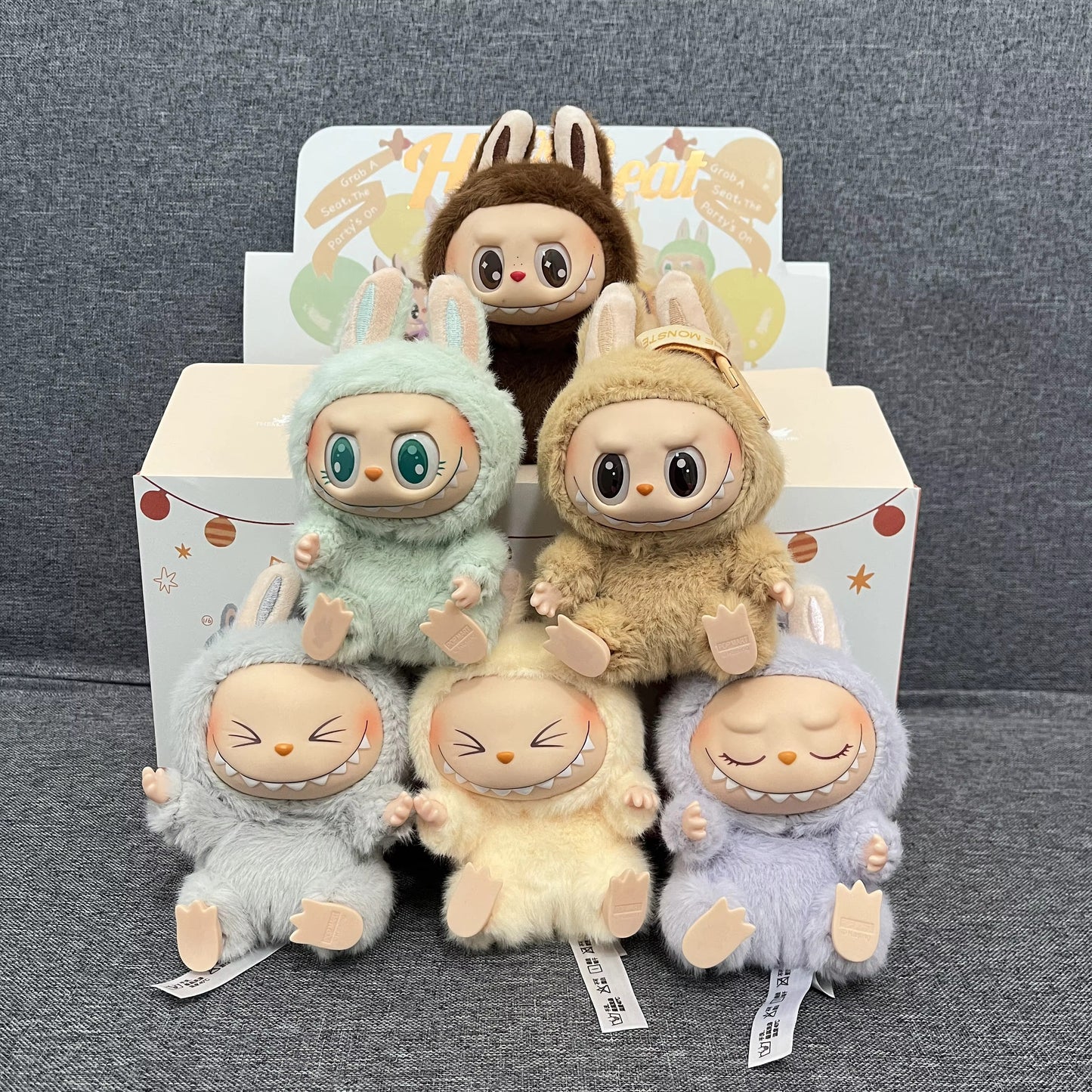 Labubu Style Blind Box Series 2 Sitting Edition | Set of 6 Labubu-Sitting Style