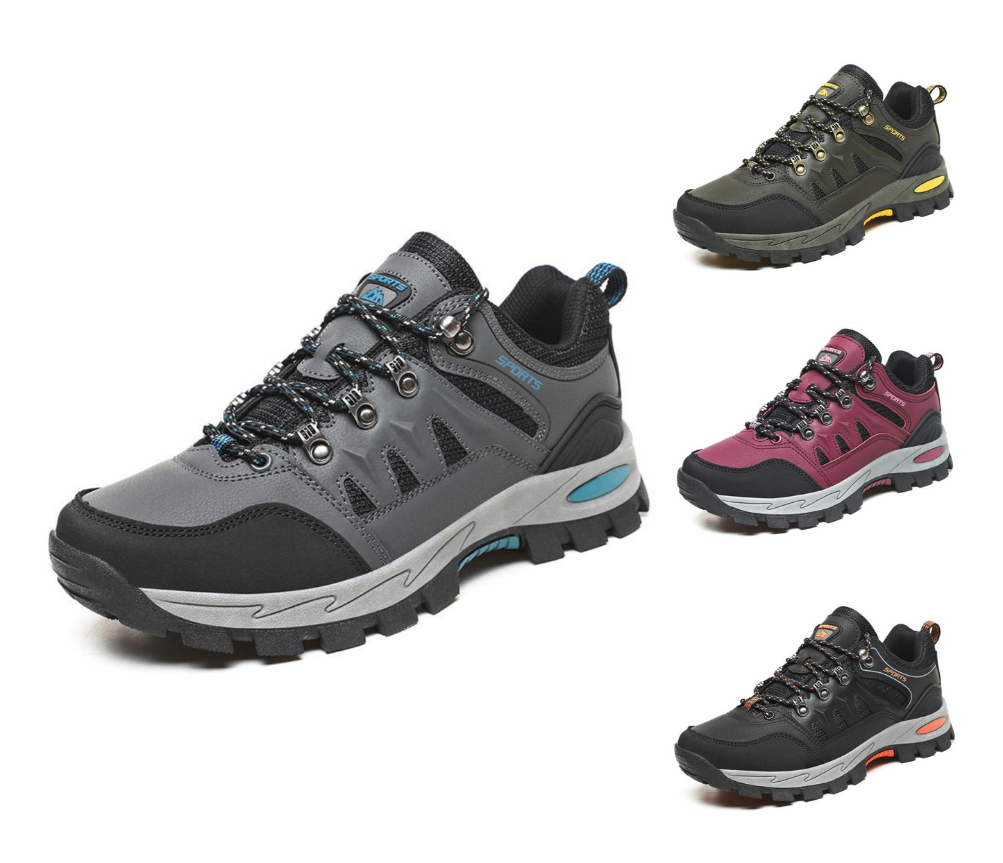 Scarponi da trekking da uomo, scarpe da alpinismo resistenti e comode | A20