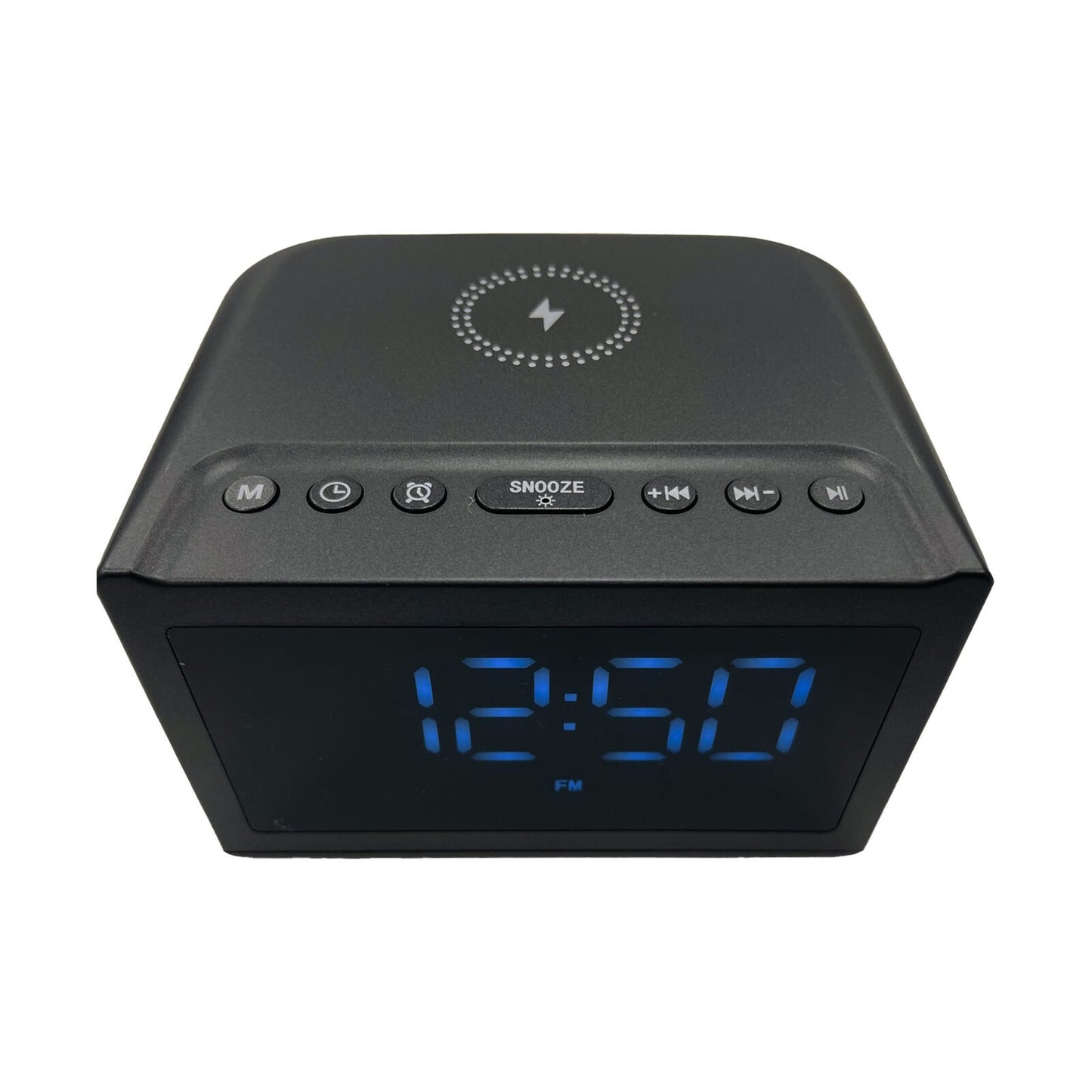 Sveglia con schermo grande e ricarica wireless da 15 W, altoparlante portatile Bluetooth | 2023