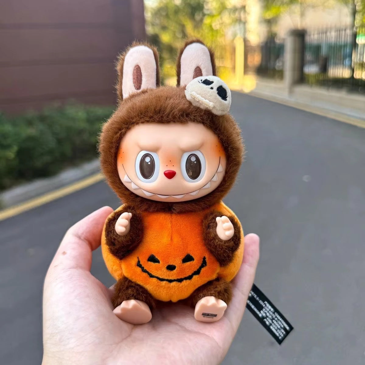 Labubu the Monsters Halloween Series Sitting Pumpkin Vinyl Plush Toy | Labubu-pumpkin