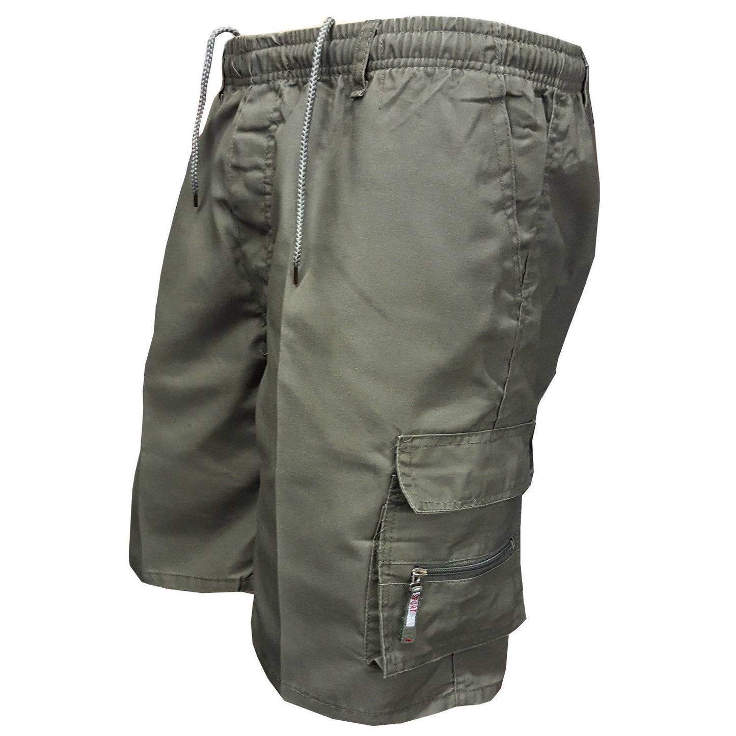 Nuovi pantaloncini cargo da combattimento con elastico in vita, pantaloni casual estivi | 316