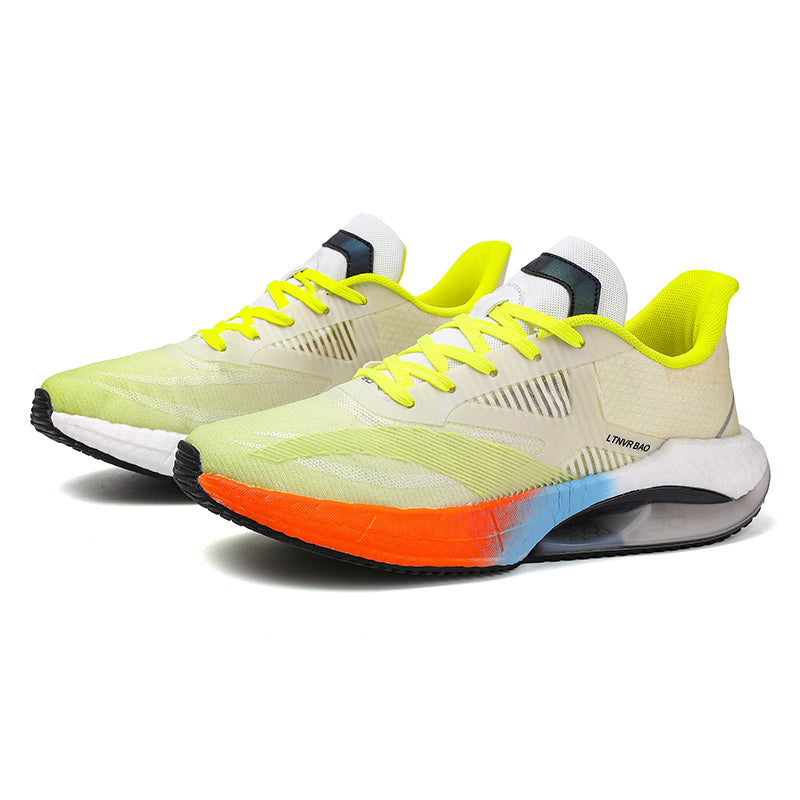 Baskets légères et rembourrées pour hommes, chaussures de course à pied, de sport, élastiques | W2303
