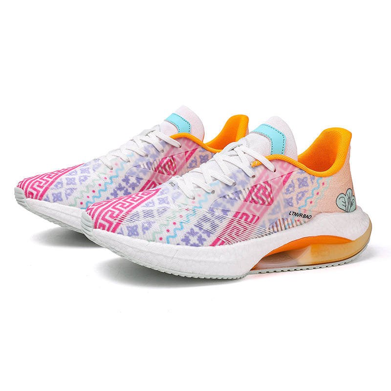 Baskets légères et rembourrées pour hommes, chaussures de course à pied, de sport, élastiques | W2303