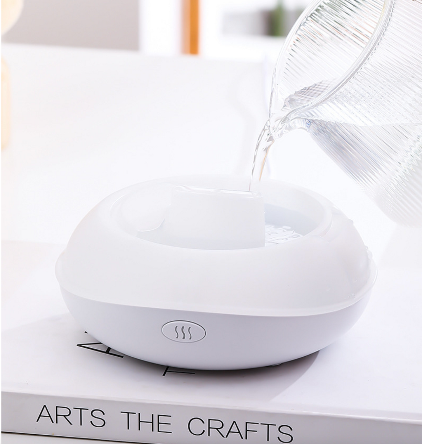 Realistic Flame Effect Aromatherapy Diffuser – 7-Color LED Humidifier USB Powered for Home, Office & Bedroom | SD13
