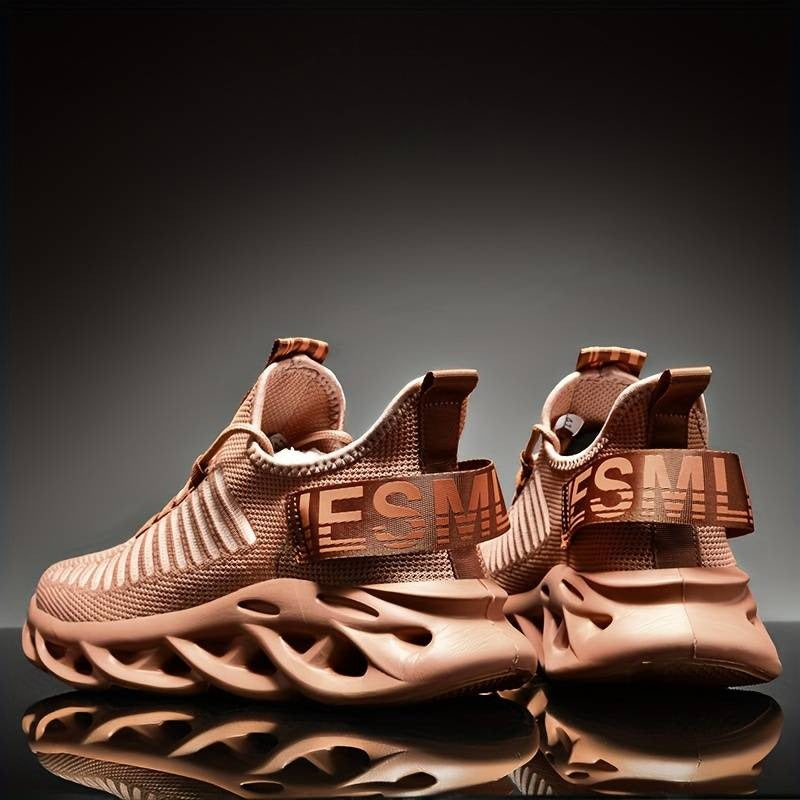 Baskets de marche en tricot respirantes Chaussures de sport légères Baskets de sport basses confortables | G101
