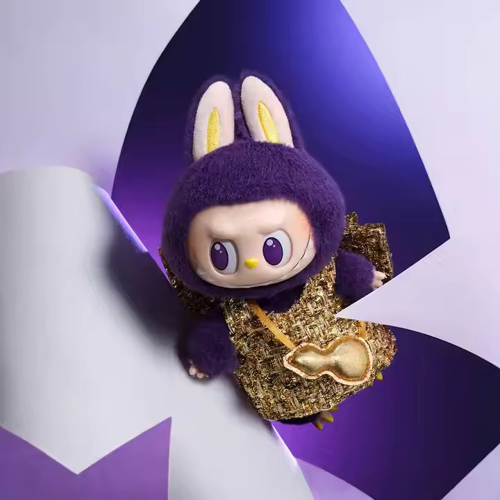 Labubu-Milan Wings of Fortune – Purple Angel Vinyl Plush Pendant Gift Toy | Labubu-milan