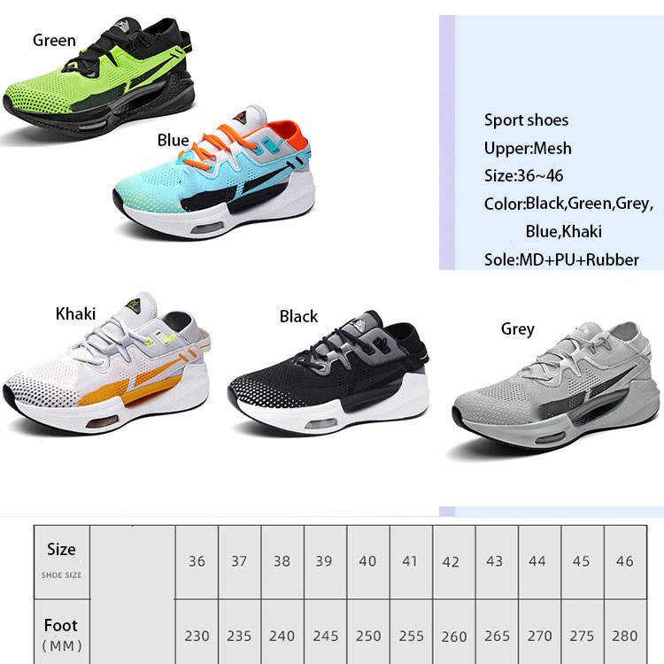 Chaussures de course respirantes et confortables pour l'extérieur | Baskets de sport décontractées | 9000