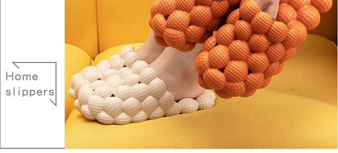 Chaussons à bulles unisexes en EVA de haute qualité, antidérapants, semelle de massage personnalisée en EVA, pantoufles à bulles d'intérieur souples pour la maison | RZ0025