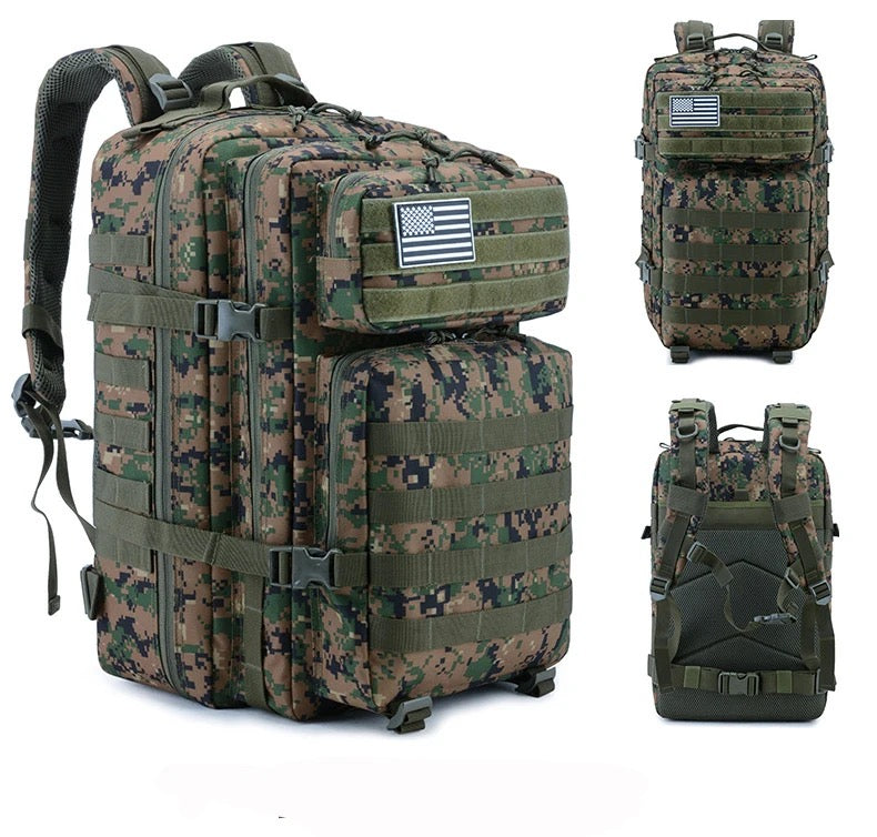 Nouveau sac Molle portable tendance 45L, bagage de voyage en montagne, sac à dos tactique Oxford |