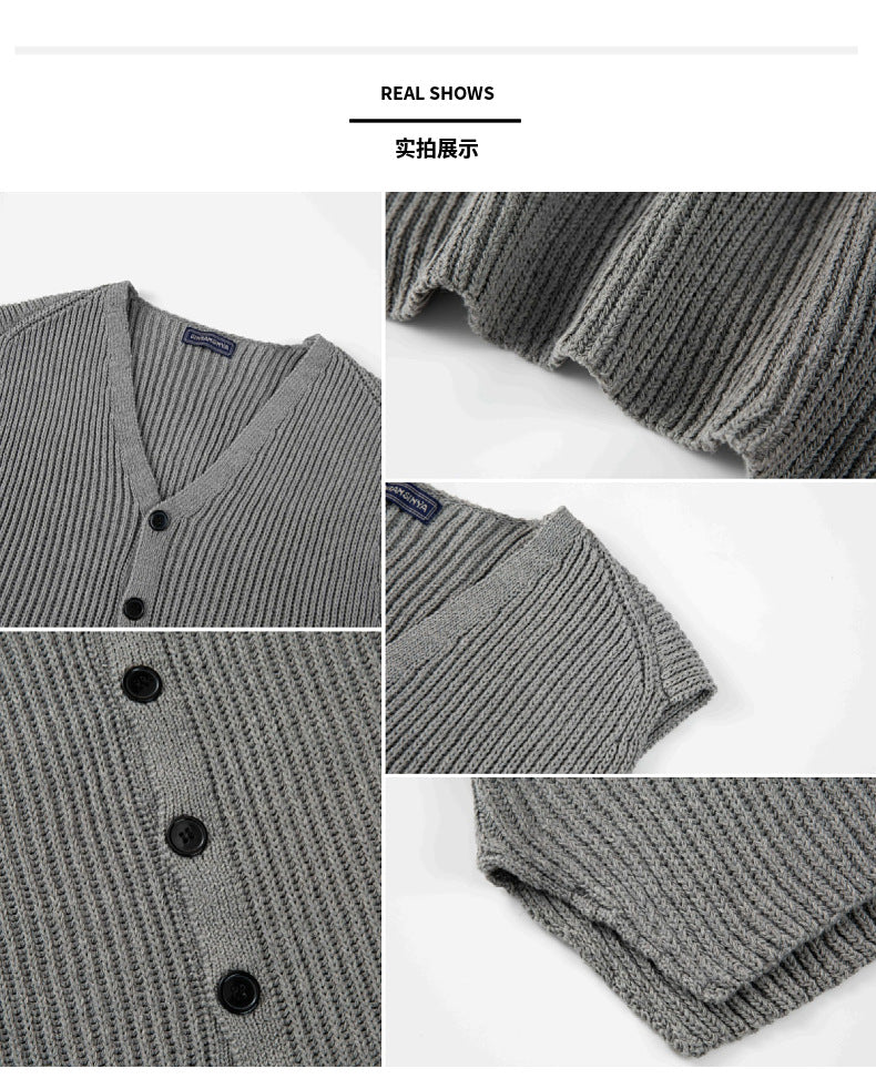 Stylish Men’s Woolen Knit Vest Slim Fit Wool Vest Perfect for Fall & Winter | SY0163