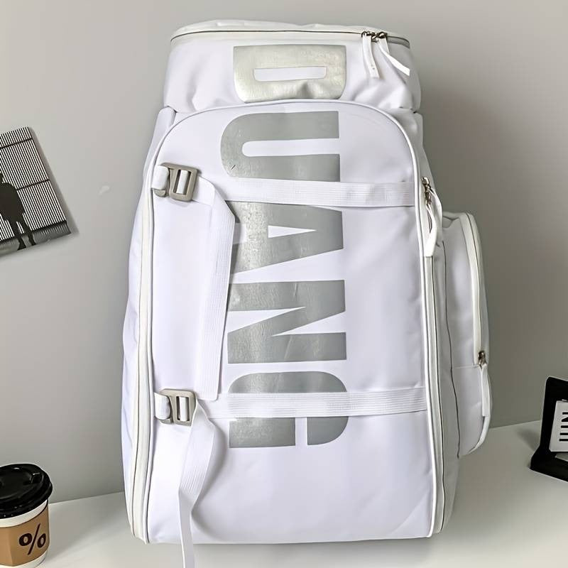 Zaini da trekking di grande capacità, zaini da giorno per esterni, borse da viaggio estetiche con tasche multiple, borsa da campeggio, skateboard e sci | 2C101