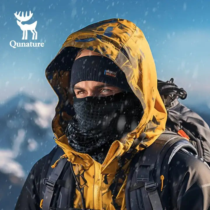 Maschera da sci antivento invernale in pile per ciclismo, sciarpa da esterno | WB022