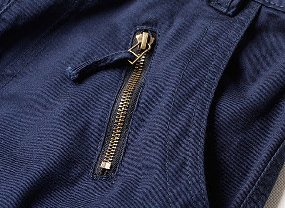 Pantalon cargo pour homme, salopette d'extérieur multi-poches, pantalon décontracté grande taille |