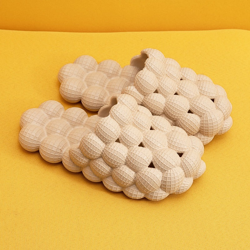 Chaussons à bulles unisexes en EVA de haute qualité, antidérapants, semelle de massage personnalisée en EVA, pantoufles à bulles d'intérieur souples pour la maison | RZ0025