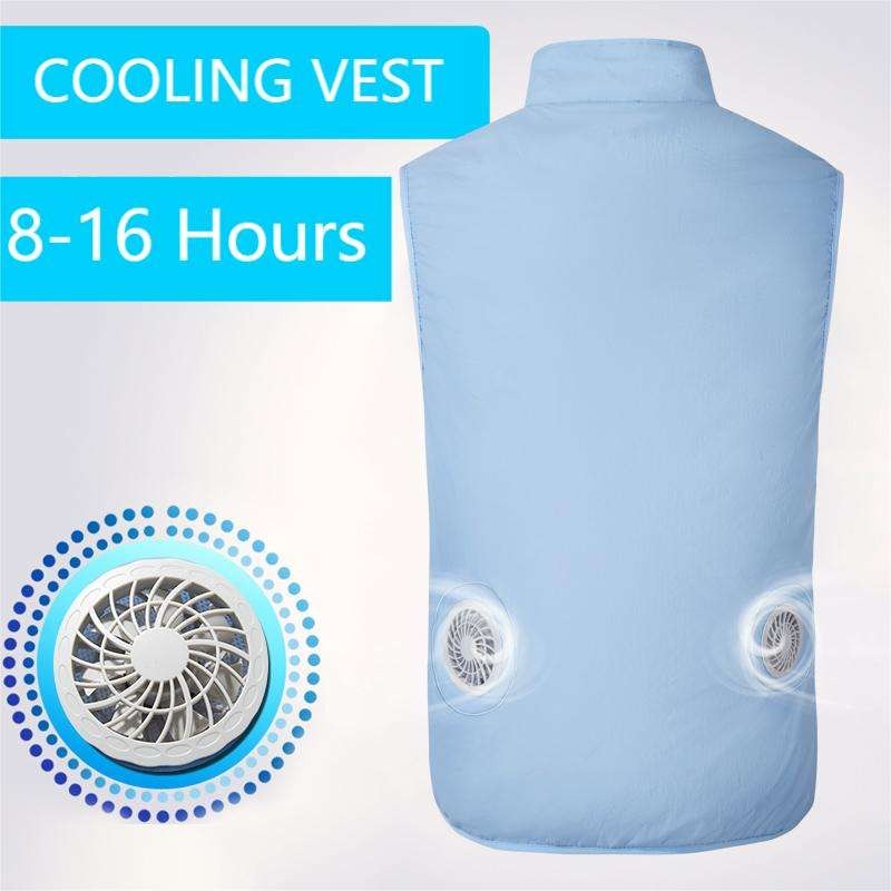 Gilet estivo senza maniche con protezione solare per esterni, gilet rinfrescante con aria condizionata | 5727