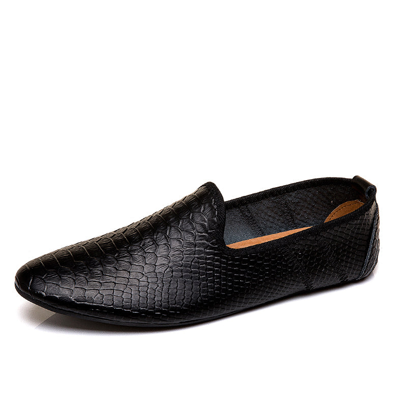 Scarpe da guida con mocassini in pelle da uomo, casual, alla moda, stile britannico | 699