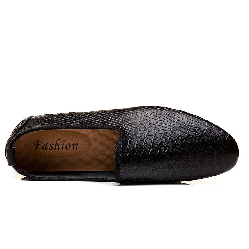Scarpe da guida con mocassini in pelle da uomo, casual, alla moda, stile britannico | 699