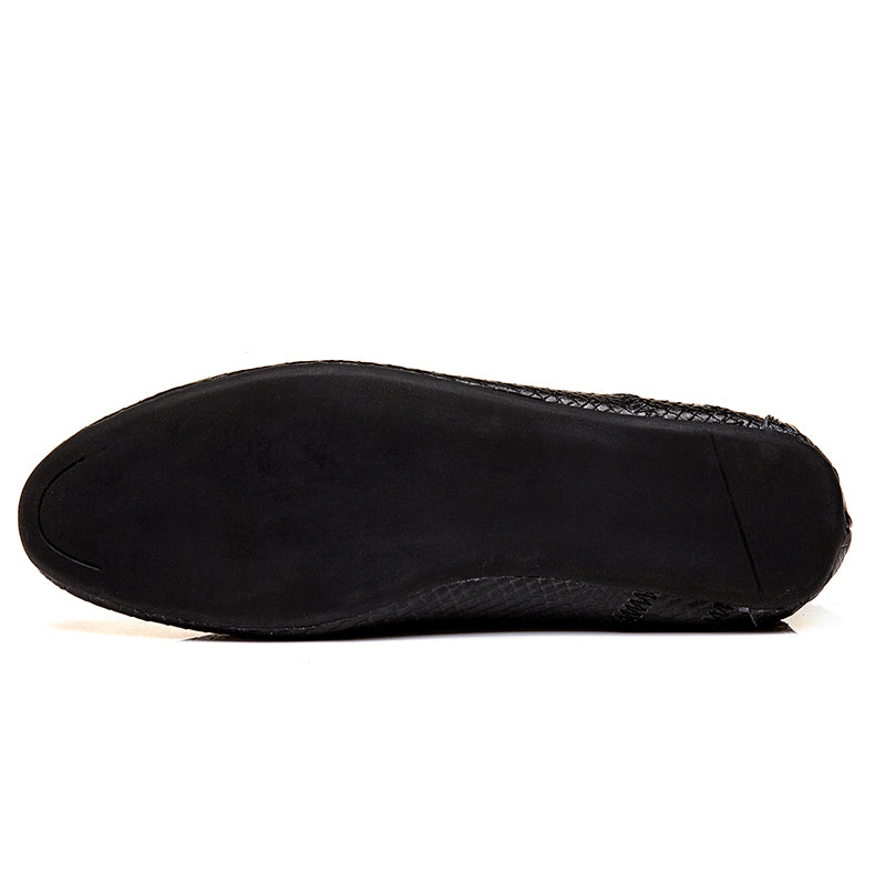 Scarpe da guida con mocassini in pelle da uomo, casual, alla moda, stile britannico | 699